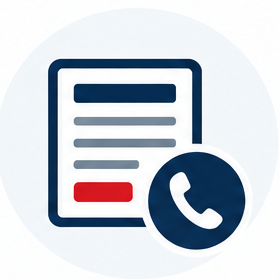 Contact and estimate form icon